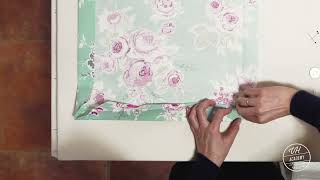 How to form a professional mitre corner on a curtain | Master Soft Furnishers | Victoria Hammond screenshot 4