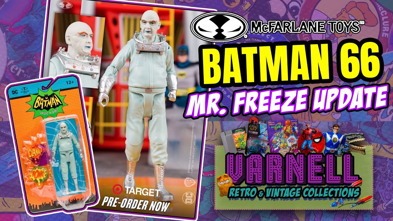 McFarlane DC Retro Batman 66 - Mr. Freeze Toy UPDATE | Unboxing - Review