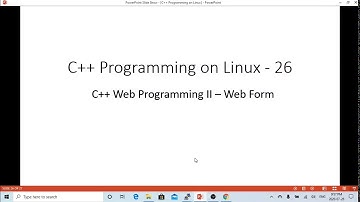 C++ Programming on Linux - Web Application HTML Form and using CGI Library CGICC