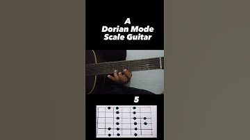 A Dorian Mode Scale guitar#shortsfeed#shortvideo