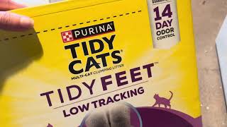 Honest Review Purina Tidy Cats Low Tracking Litter | Clean Linen