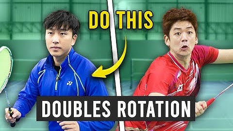5 Doubles Rotations YOU NEED TO KNOW (badminton tutorial)