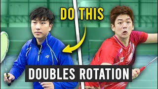 5 Doubles Rotations YOU NEED TO KNOW (badminton tutorial)