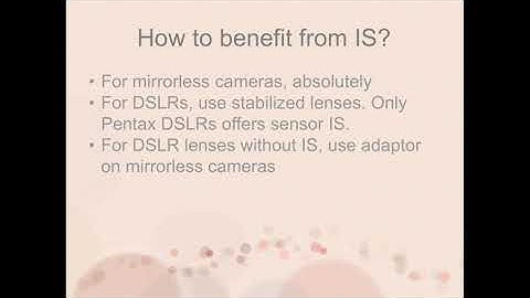 How important is image stabilization for a hobbyist?