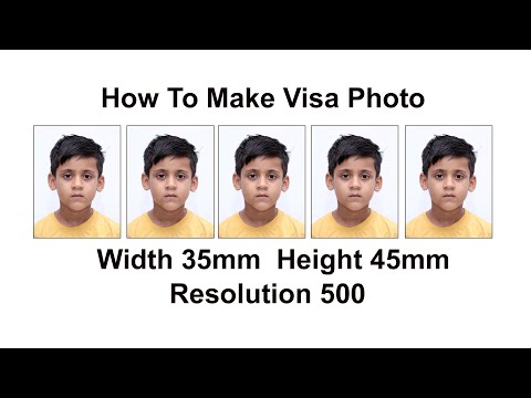 How To make Visa photo in Photoshop 7.0