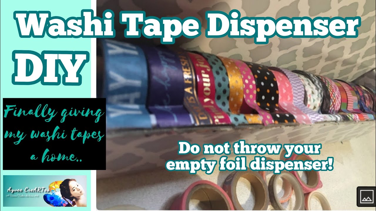 DIY Washi Tape Dispenser 