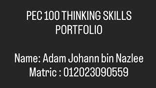 INDIVIDUAL PORTFOLIO PEC100 FTESL (ADAM JOHANN BIN NAZLEE) (012023090559)