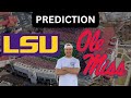 LSU at OLE MISS PREDICTION