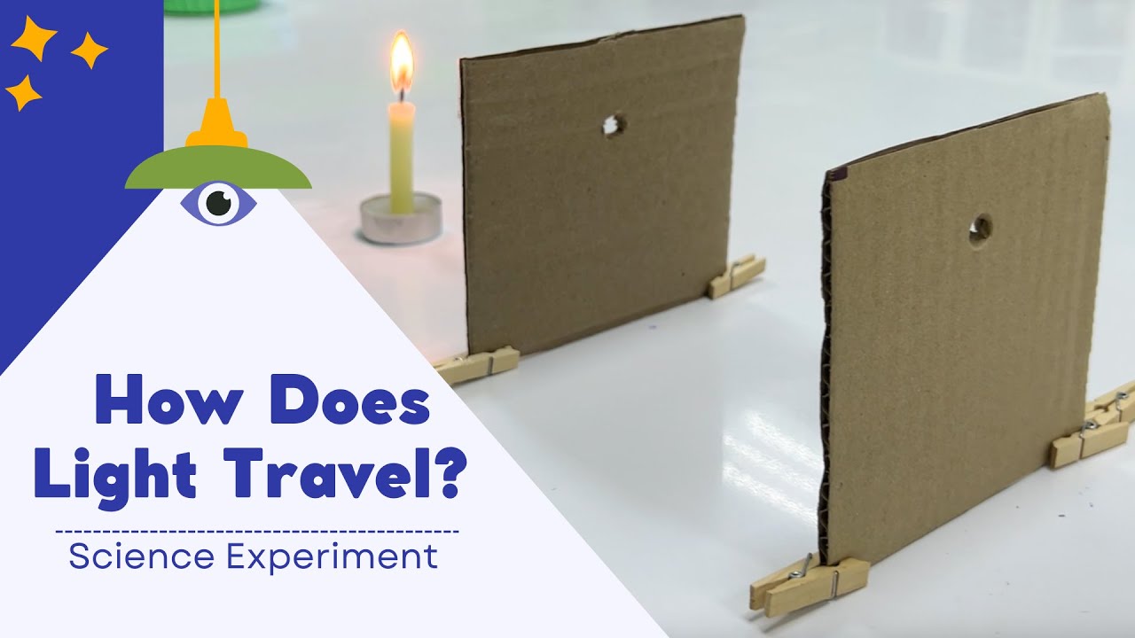Light Travels In A Straight Line Science Experiment YouTube Light Travels In A Straight Line Science Experiment YouTube