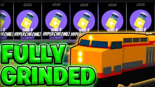 How I Got A Fully Grinded Hyper Yellow Lvl 5 In Roblox Jailbreak