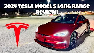 2024 Tesla Model S REVIEW  New Steering Wheel w/ Center Horn, Newest 3/24 Build!