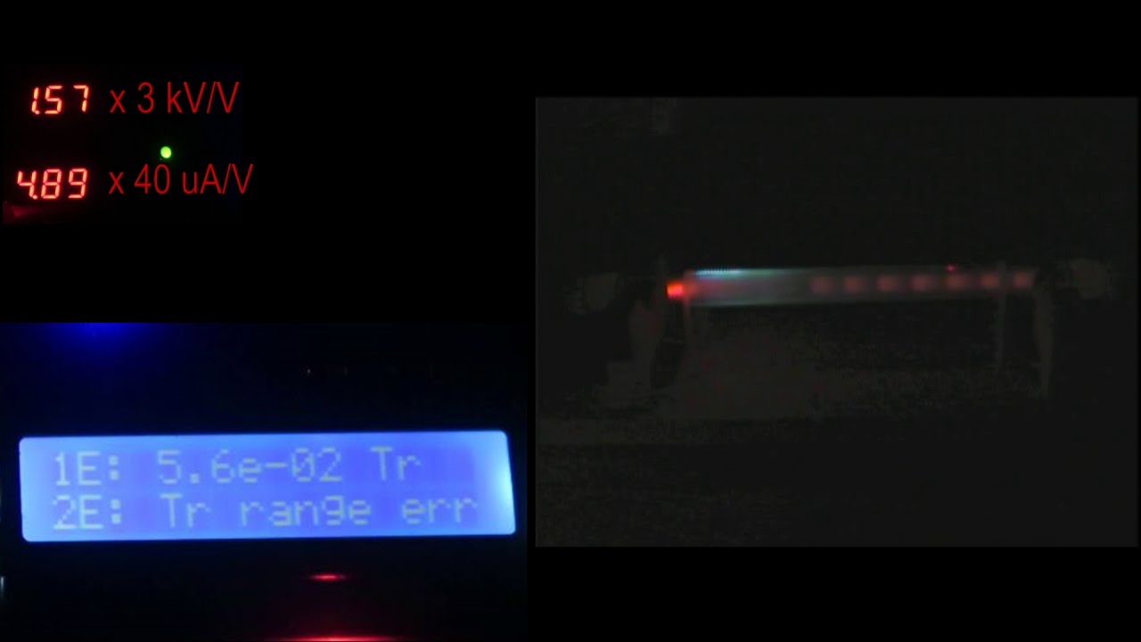 Making a gas discharge tube