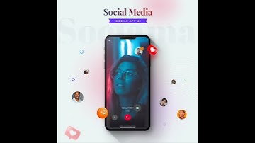 Social Media Mobile App UI ✨