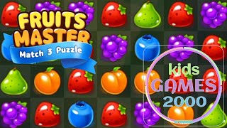 Fruits Master : Fruits Match 3 Puzzle | game fruit candy @kidsgames2000 screenshot 3