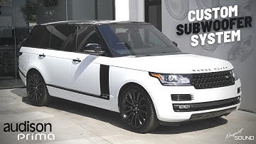 2020 Range Rover Custom Bass System Installation w/ Audison Prima 10" Subwoofer | Newport Sound