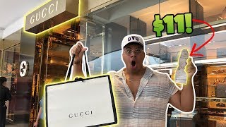 I BUY THE CHEAPEST THING AT GUCCI STORE 