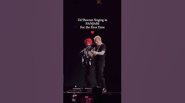 Thumbnail of Ed Sheeran Singing in Punjabi with Diljit Dosanjh