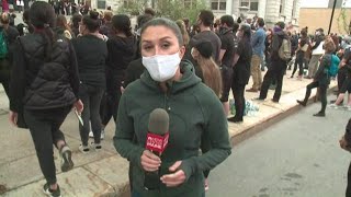 Hundreds gather for another night of protests in Portland on Wednesday