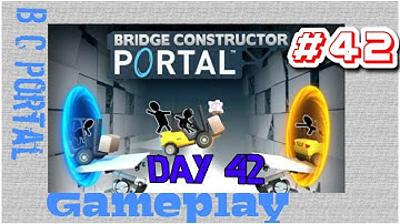Bridge Constructor Portal Level 42 | BC Portal Day 42 (Cubachinko) Tennis Walkthrough Episode 42