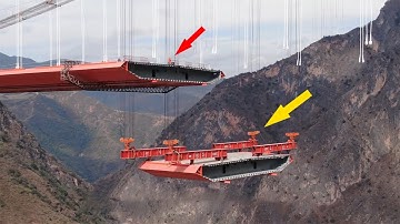 CẦU TREO được XÂY DỰNG như thế nào? Kỹ thuật xây dựng cầu đỉnh cao của Trung Quốc