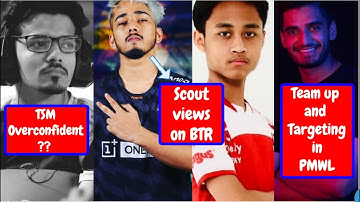 Scout react on BTR | Novaking on TSM Entity bad Performance in PMWL | Team Up and Targeting in PMWL