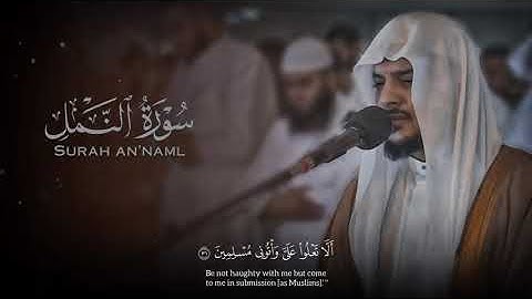 روائع الشيخ هيثم الدخين تلاوة بديعة لسورة النمل كاملة ✨