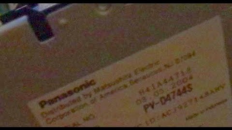 Review of My Panasonic PV-D4744S VCR/DVD combo