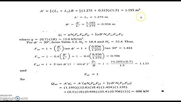 Shallow Foundation  Ultimate Bearing Capacity Part 4