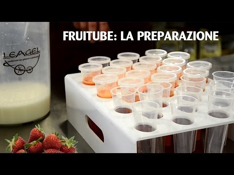 Come si prepara Fruitube in Gelateria