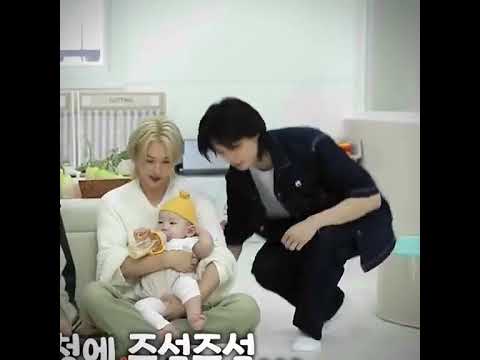 Hyunlix With Baby Hyunjin Felix Hyunlix