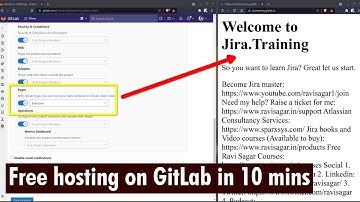 Get free hosting on GitLab