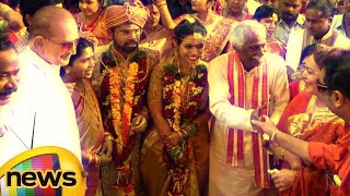 Union Minister Bandaru Dattatreya Daughter Marriage Held In Hyderabad | Mango News
