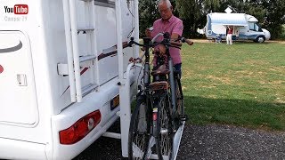 Kapper Feat natuurlijk Camper TV 34 (Fietsdrager met lift) - YouTube