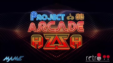 RetroFE | PROJECT ARCADE: CODE NAME AZZA | DUAL MONITOR DEMO