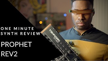 ONE MINUTE SYNTH REVIEW!!! Ep. 17 Dave Smith Instruments Prophet REV2 Desktop (analog synthesizer)