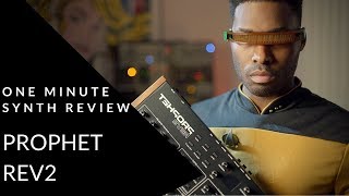 ONE MINUTE SYNTH REVIEW!!! Ep. 17 Dave Smith Instruments Prophet REV2 Desktop (analog synthesizer)