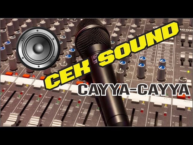 Cek sound Audio gendang |  bass kendang drum cayya cayya class=