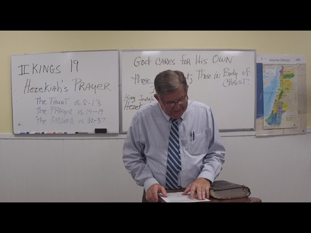 2 Kings 19 - Dr. Tommy Smith | Sunday School - August 21, 2022