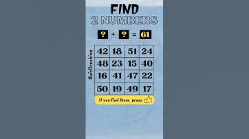 [3] Find 2 numbers that can enter the question marks. dementia test, prevent dementia, number quiz