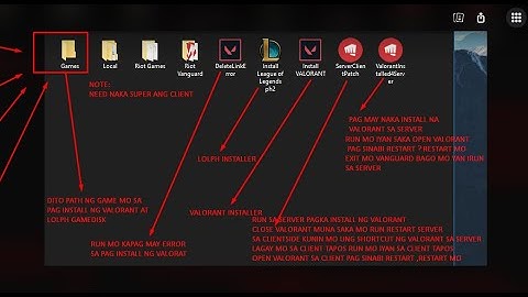 Valorant Portable Install Server and Client v99