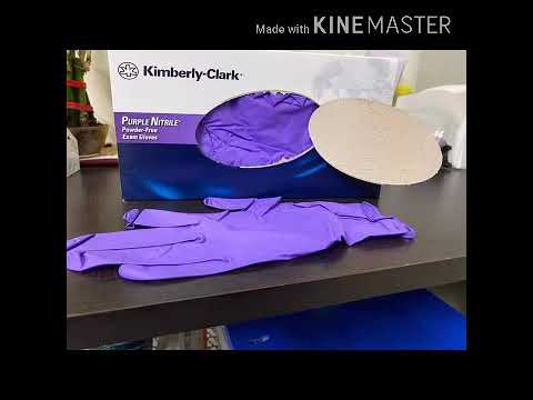 Kimberly Clark Nitrile Gloves• KC500• DM-9312038006 • Subscribe for COVID-19
