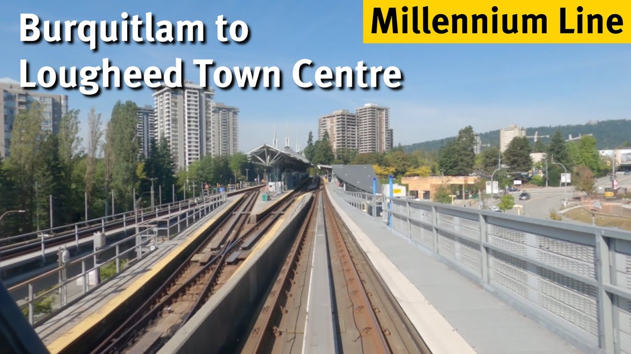 Vancouver SkyTrain - Burquitlam to Lougheed Town Centre [Millennium Line] | Station-to-Station Ride