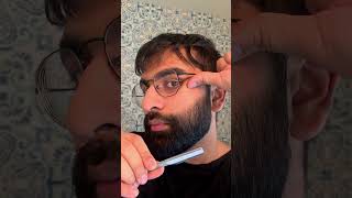 How to Use a Straight Razor on your Beard #shorts