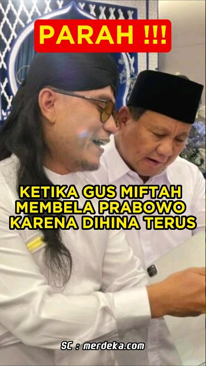 TERNYATA GUS MIFTAH ALL IN PRABOWO 😲 #shorts #beritaviral #prabowo #gusmiftah #pilpres2024