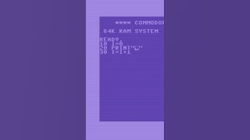 Commodore 64 basic little example #c64 #basic #retro #retrogaming #shorts