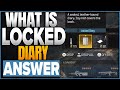 What to do with the locked diary in cod modern warfare 3 zombies mwz