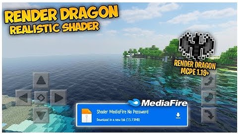 RENDER DRAGON SHADER REALISTIC MCPE 1.19.20 MIRIP RTX TERBARU SUPPORT LOW END DEVICE 1 GB RAM