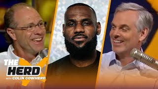 'LeBron' chronicles the life \& career of the NBA superstar, talks 'Air' movie and legacy | THE HERD