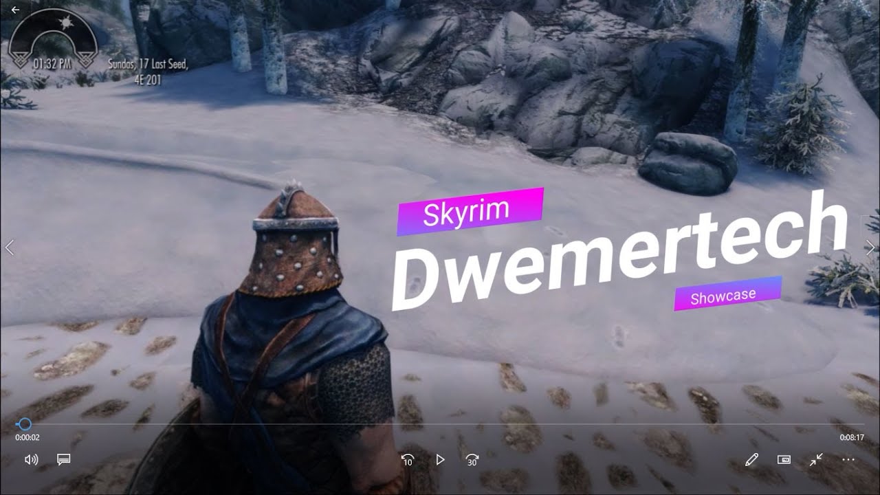 Skyrim Special Edition(Modded)-Dwemertech All Alteration Spell