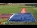 Long Jump Pit Installation in Edinburgh, Scotland | Multisport Long Jump Pit Installation